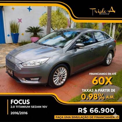 FORD FOCUS 2.0 TITANIUM SEDAN 16V FLEX 4P POWERSHIFT